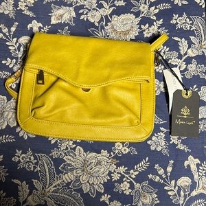 Brand New w/ Tags Mustard Colored Purse